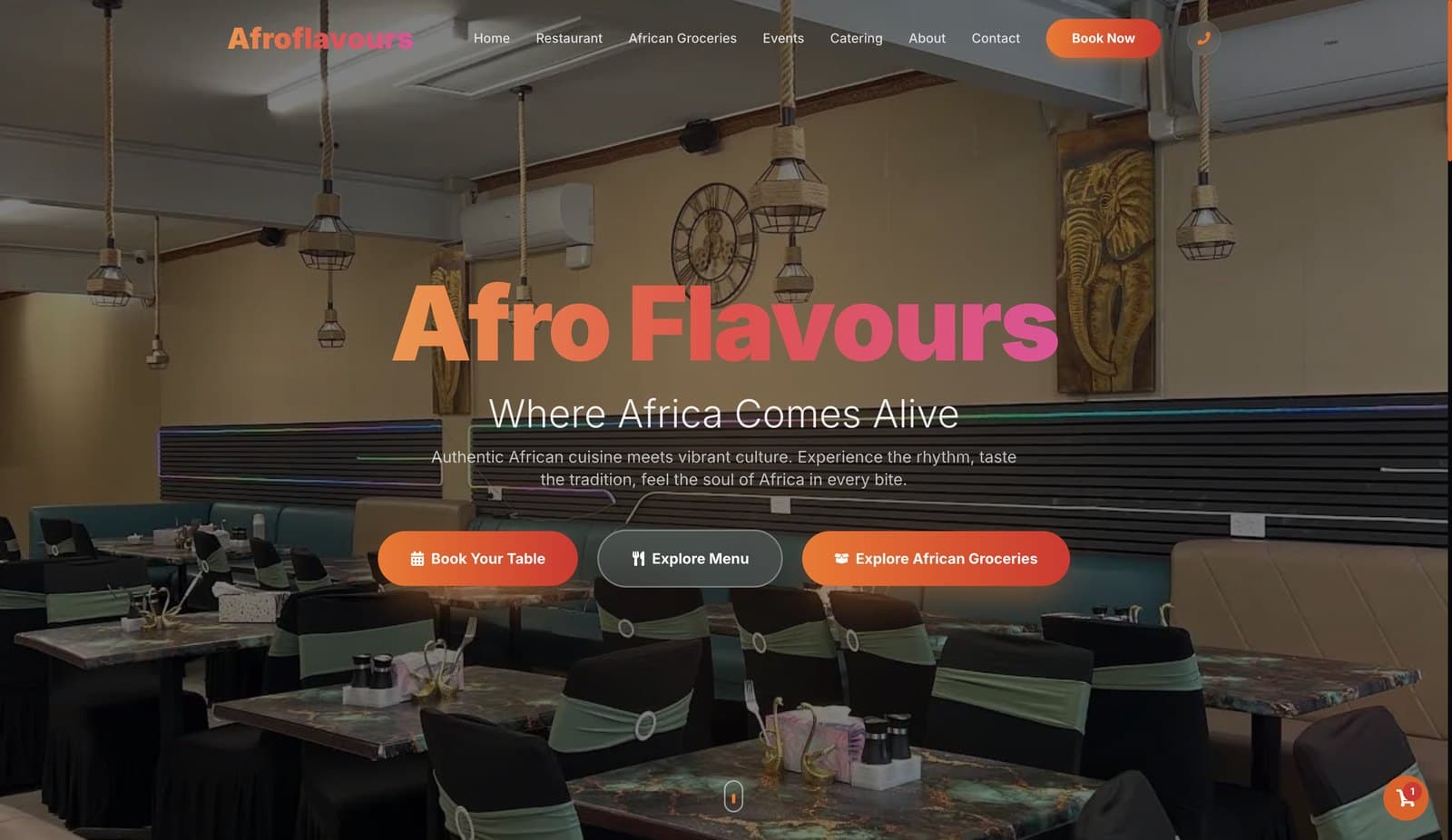 Afro Flavours screenshot 1
