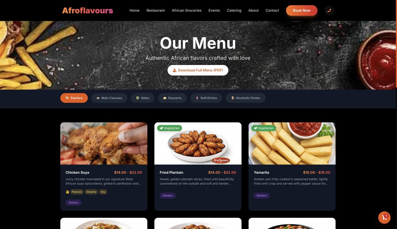 Afro Flavours screenshot 2