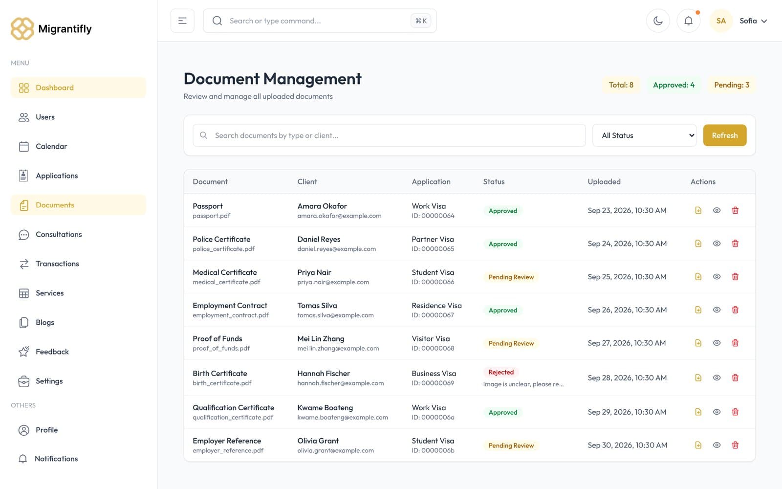 Migrantifly screenshot 6