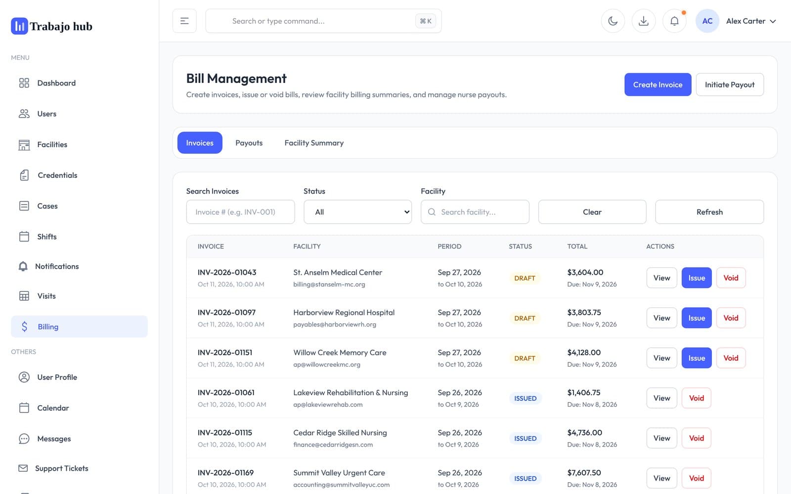 TrabajoHub screenshot 2